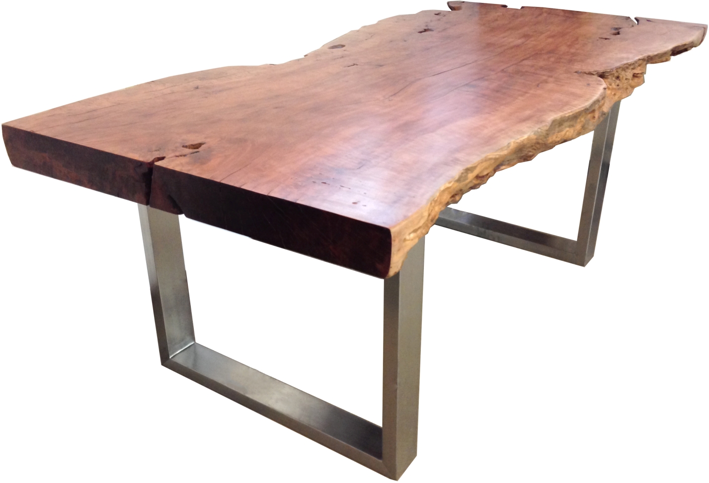 Esstisch aus einem Baumstamm : Der Tischonkel