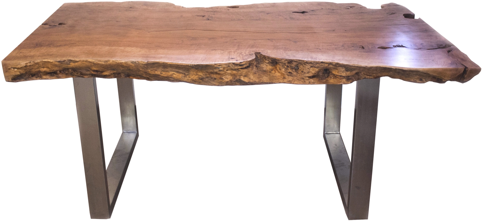Esstisch aus einem Baumstamm : Der Tischonkel