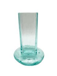 Dekovase aus eingefärbtem Glas ca. Ø10,5 x H14 cm