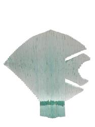 Glasfigur "Fisch" in der Größe M ca. B29 x T7,5 x H30 cm