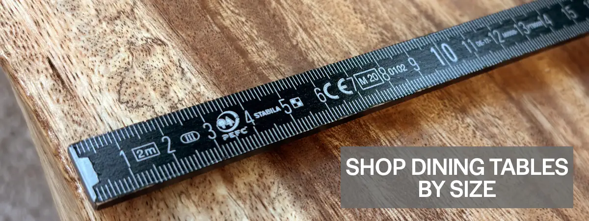 A dining table from Tischonkel.de is handcrafted, solid, and unique