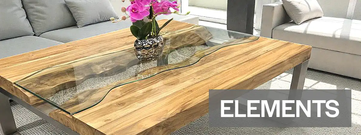 Couchtisch eckig aus Holz – Mit oder ohne Glaseinlage