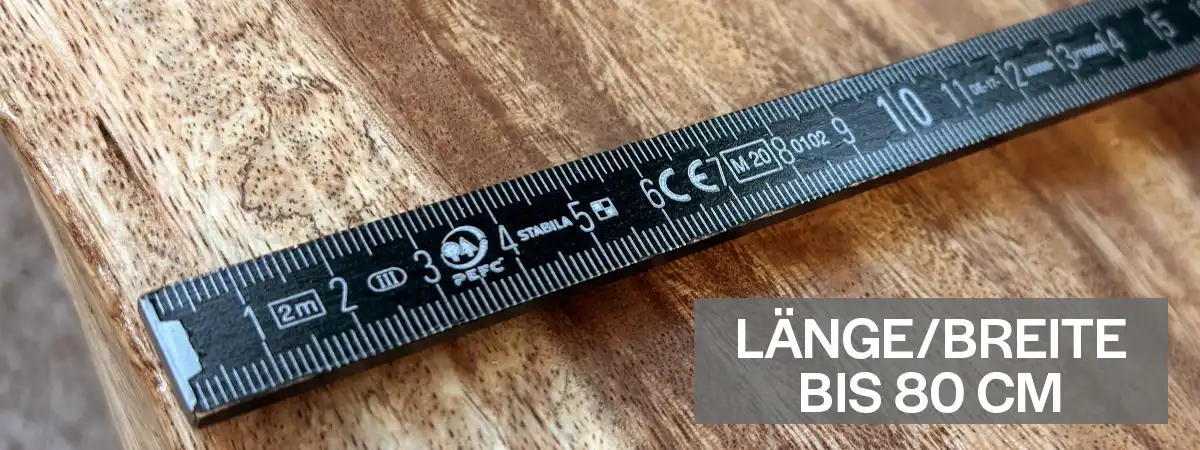 Ein Couchtisch von Tischonkel.de bis 80 cm Länge