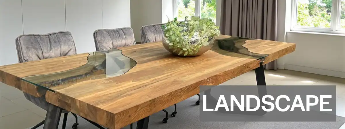 Massivholz Esstisch Landscape