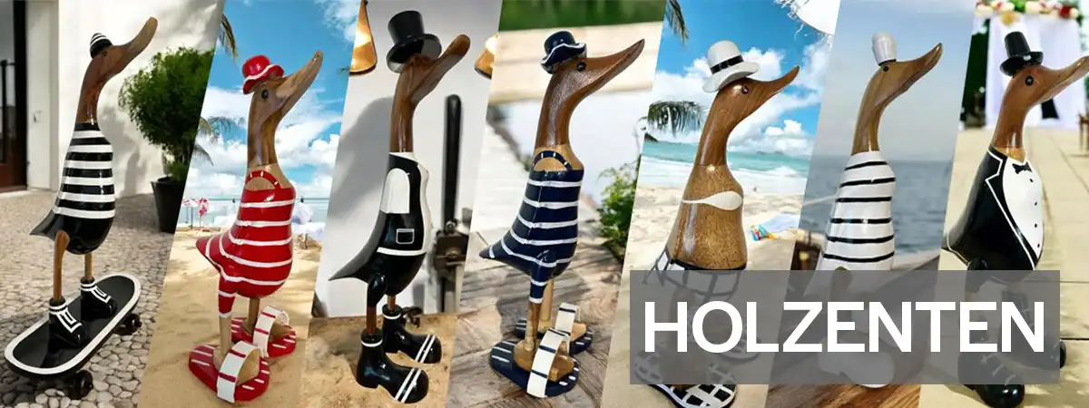 Holzenten, aus Bambus von tischonkel.de