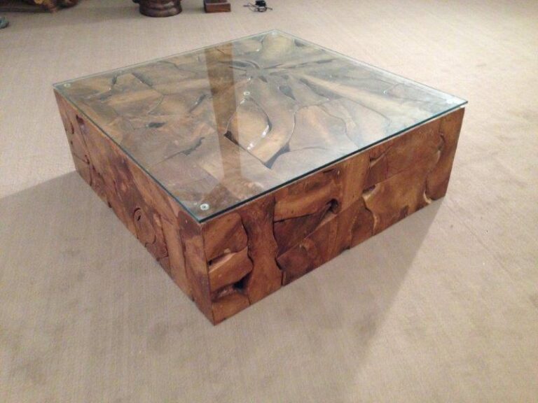 Couchtisch / Wohnzimmertisch aus Wurzelholz - Der Tischonkel