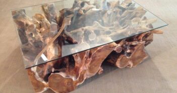 Tisch Baumwurzel 120 x 80 cm