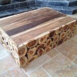 Couchtisch aus Massivholz „Teak“ 120 x 80 cm