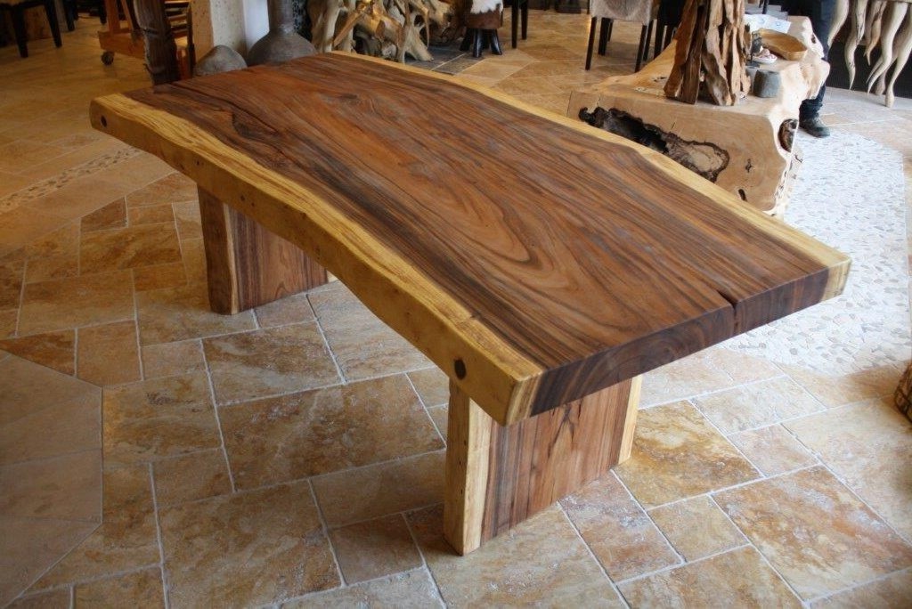 Tisch aus einer Baumscheibe "Suar" Länge 200-220 cm - Der Tischonkel
