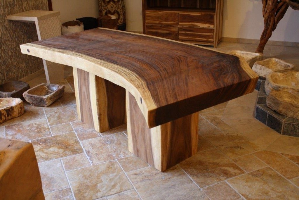 Tisch aus einer Baumscheibe "Suar" Länge 200-220 cm - Der Tischonkel
