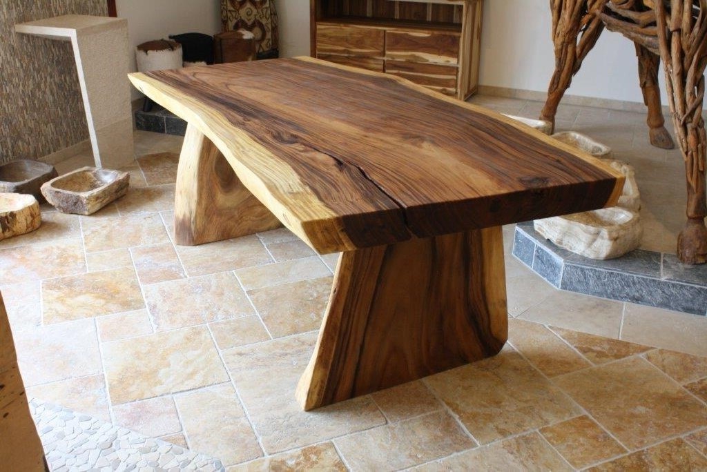Massivholztisch Baumstamm "Suar" - Der Tischonkel