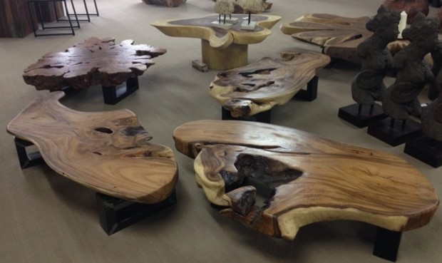Tischplatten aus Massivholz für Couchtische