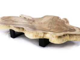 Massief houten salontafel Massief houten salontafel