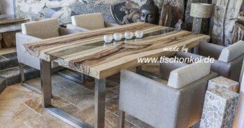 Designertisch aus Tamarind