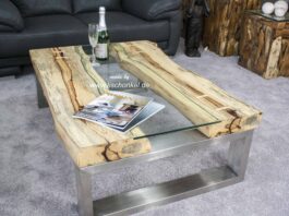 Design salontafel serie „Elements“ van tamarinde Salontafel Design