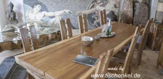 Table à manger en suar Table à manger Suar