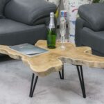 Beistelltisch Couchtisch Wurzelholz Teak