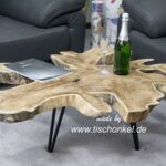 Beistelltisch Couchtisch Wurzelholz Teak