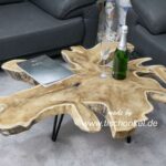 Beistelltisch Couchtisch Wurzelholz Teak