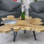 Beistelltisch Couchtisch Wurzelholz Teak