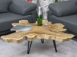 Coffee table side table made of root wood (teak) Side table coffee table root wood teak