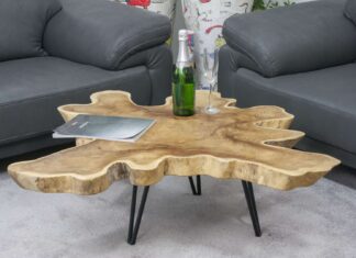 Couchtisch Beistelltisch aus Wurzelholz (Teak) Beistelltisch Couchtisch Wurzelholz Teak