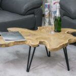 Beistelltisch Couchtisch Wurzelholz Teak