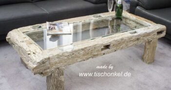 Couchtisch "Joglo" ca. 153 cm x 70 cm x 42 cm