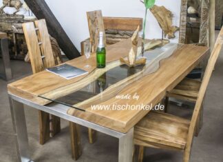 Esstisch 200 cm Serie „Elements“ für 8 Personen Esstische 200 x 100cm "Elements" Suar