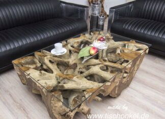 Couchtisch aus Wurzelholz Couchtisch aus Wurzelholz