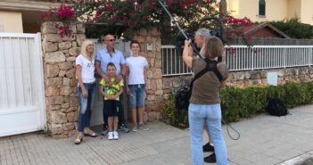 Goodbye Deutschland - Lena und Olaf Gerken mit den Kids bei den ersten Dreharbeiten