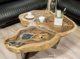 Baumstamm Couchtisch Baumstamm Couchtisch