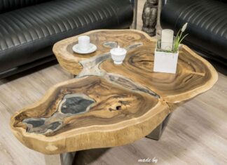 Baumstamm Couchtisch Baumstamm Couchtisch