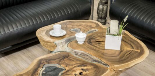 Træstamme sofabord Træstamme sofabord