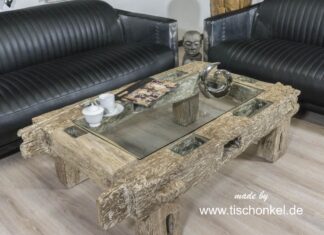 Altholz Wohnzimmertisch Altholz Wohnzimmertisch eckig 120x80