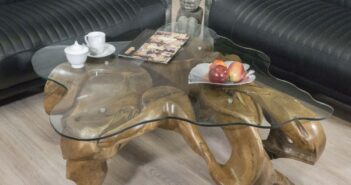 Baumwurzel Couchtisch Wohnzimmertisch Handarbeit Wurzeltisch