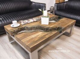 Mesa de café 120×80 cm Mesa de café 120x80 Wild Landscape