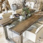 Designer Esstisch aus Holz “Serie Old Elements”