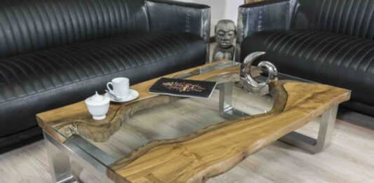 Wohnzimmertisch 100 x 80 cm Wohnzimmertisch "Elements"