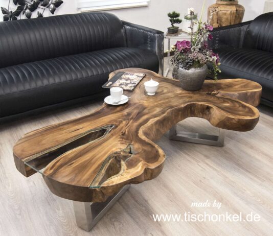 Mesa de salón de una baumscheibe Mesa de salón de una baumscheibe