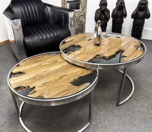 Couchtisch Beistelltisch rund und ausziehbar Couchtisch Beistelltisch rund