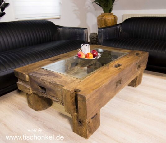 Altholz Couchtisch aus Abrisshäusern, 120 x 80 cm Altholz Couchtisch