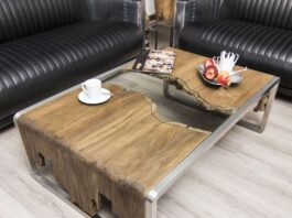 Mesa de centro Wild River, 120 cm Mesa de centro raíz de árbol serie "Wild Root" 120 x 80 cm