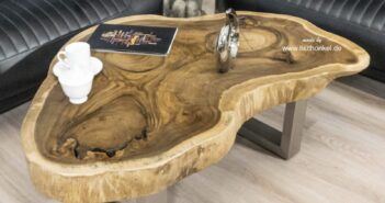 Genialer Couchtisch aus Holz