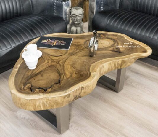 Brilliant coffee table made of wood 120 x 80 cm Brilliant coffee table made of wood