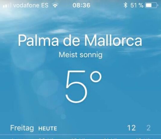 Brrrr!!!! Die ersten Tage auf Mallorca sind kalt Goodbye Deutschland Temperaturen auf Mallorca