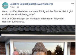 Goodbye Deutschland mit Olena und Olaf Gerken am Montag, 27. August 2018 um 20.15 Uhr Lena und Olaf Gerken bei Goodbye Deutschland