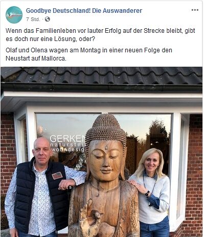 Goodbye Deutschland med Olena og Olaf Gerken mandag den 27. august 2018 kl. 20.15 Lena og Olaf Gerken hos Goodbye Deutschland