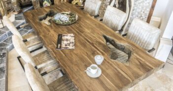 Seltener Designer Esstisch von GERKEN Wohndesign