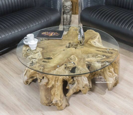 Root table coffee table made from a tree root Root table coffee table made from a tree root